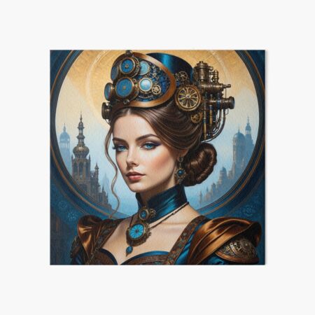 neo-victorian punk elegance Art Board Print