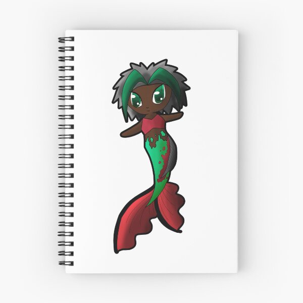 Item preview, Sleek Fin Christmas Poinsetta Mermaid designed and sold by DreamPiggle.