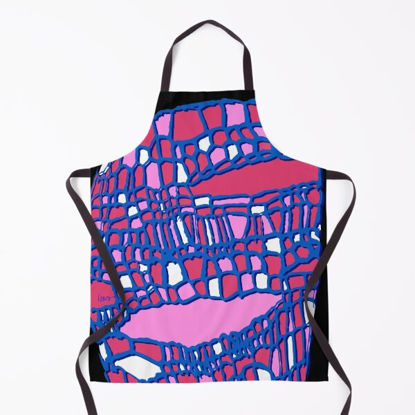 Item preview, Abstract cutout mask (blue pink red black background) designed and sold by MentaLee.