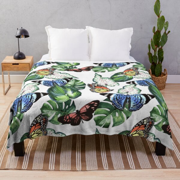 Item preview, Fluttering Paradise: Tropical Plants and Butterfly Delights designed and sold by DesignFuture99.