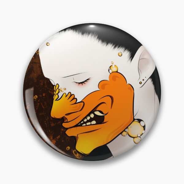 Item preview, Orange Hannya designed and sold by funkreality.