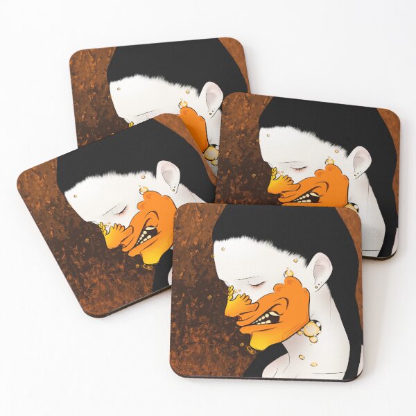 Item preview, Orange Hannya designed and sold by funkreality.