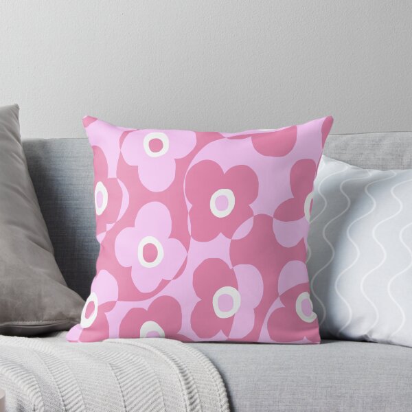 Item preview, Groovy Retro Flowers in Gradien Pink designed and sold by Deutschic.