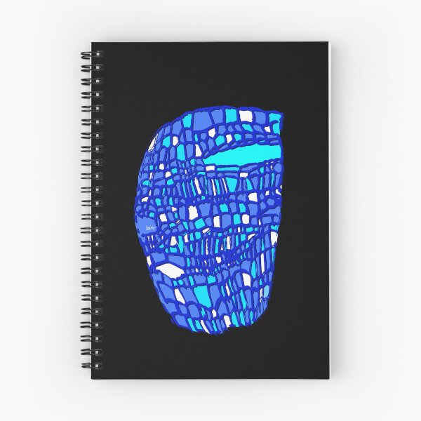 Item preview, Abstract cutout mask (blues black background) designed and sold by MentaLee.