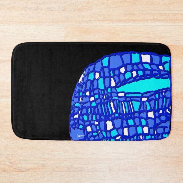 Item preview, Abstract cutout mask (blues black background) designed and sold by MentaLee.