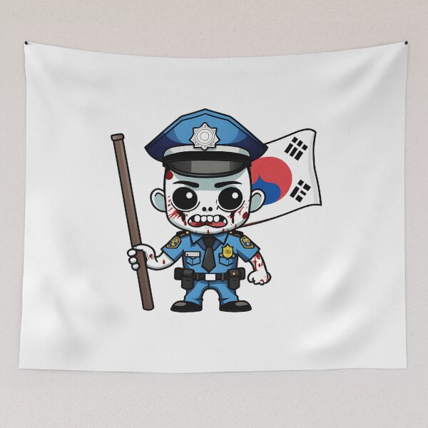 Item preview, Police Korean Zombie designed and sold by magicalofart.