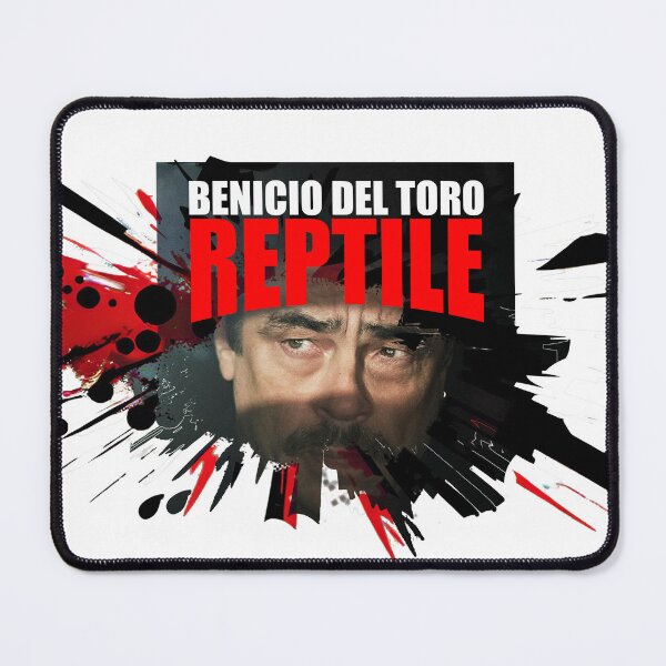 Item preview, Benicio Del Toro Reptile movie graphic illustration design ironpalette designed and sold by ironpalette.