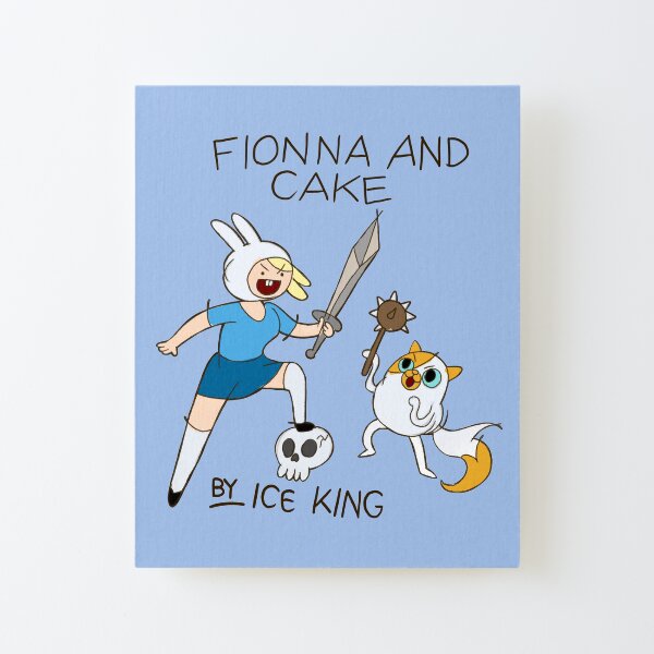 A Fionna and Cake story, by Ice King Canvas Mounted Print