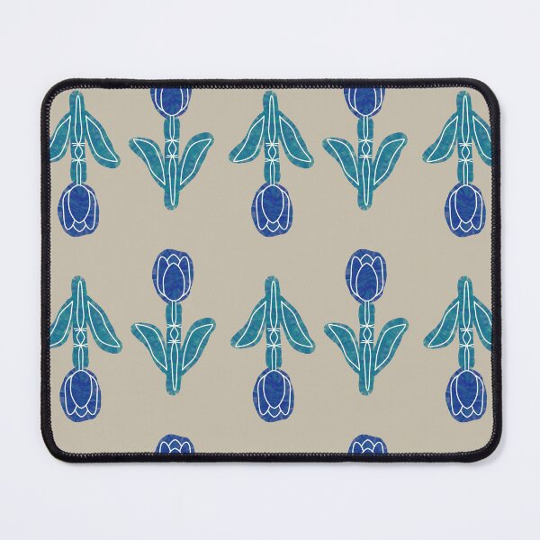 Item preview, Blue hard to speak up flower designed and sold by anxi0usgh0st.