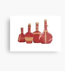 Elder Scrolls V Skyrim Health Potions Metal Print