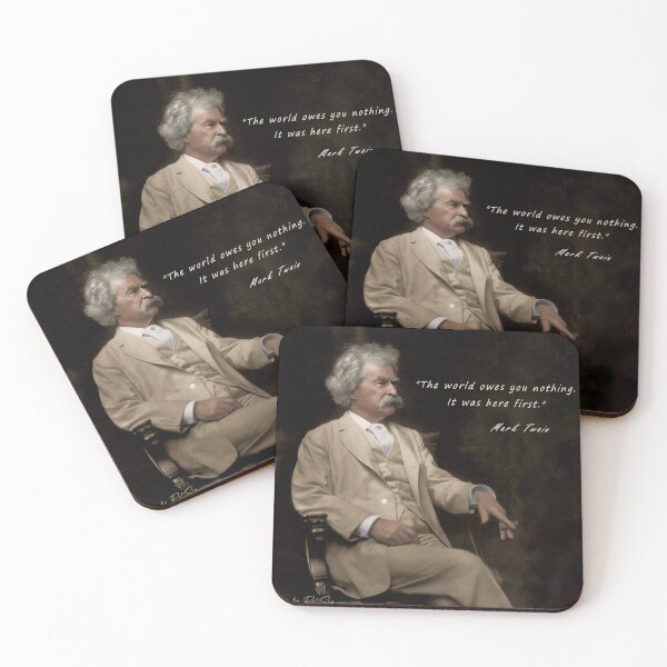Item preview, Mark Twain Quote designed and sold by PatSeg Photos.