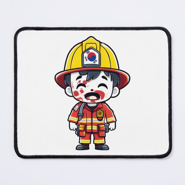 Item preview, Firefighter Korean Zombie designed and sold by magicalofart.