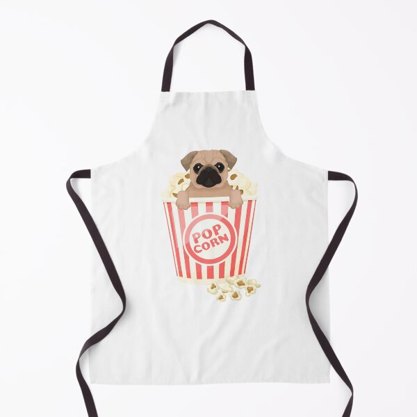 Item preview, Happy Popcorn Pug designed and sold by InspireWithLove.