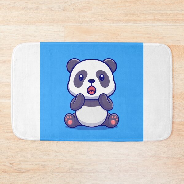 Item preview, Adorable Panda Surprise: Cute Panda Surprised Cartoon Vector Icon Illustration designed and sold by hjian8219.