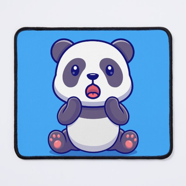 Item preview, Adorable Panda Surprise: Cute Panda Surprised Cartoon Vector Icon Illustration designed and sold by hjian8219.