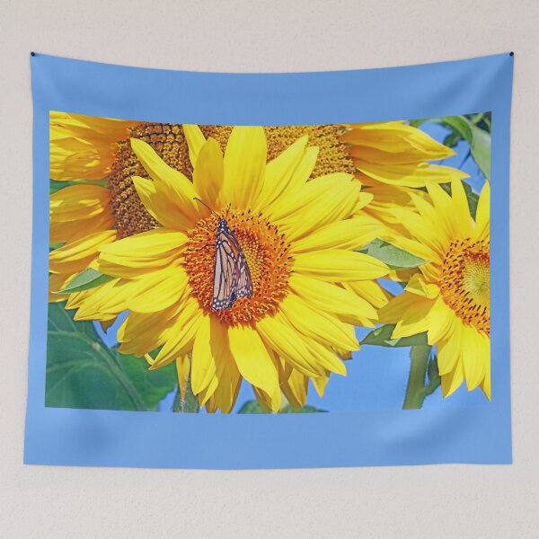 Item preview, Monarch And Sunflower IV designed and sold by Deb Oppermann.