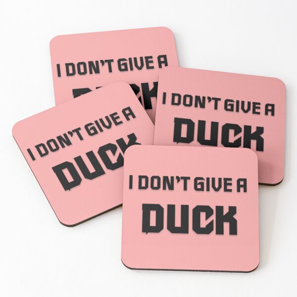 Item preview, I don't give a DUCK funny saying designed and sold by JadesignFang.
