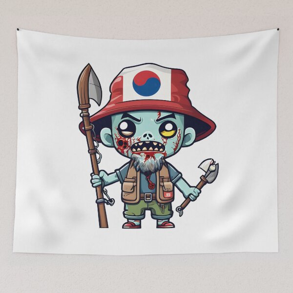 Item preview, Fisherman Korean Zombie designed and sold by magicalofart.