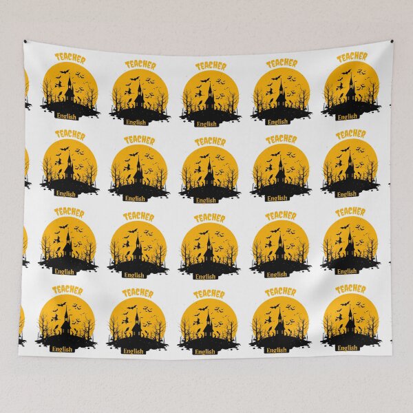 Item preview, english teacher scary house designed and sold by language-des.