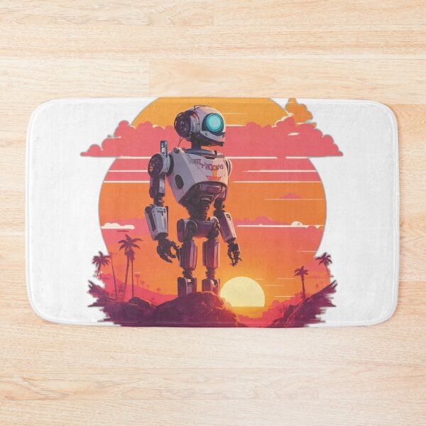 Item preview, Robot, Sunset, summer, sun designed and sold by MarcioCellos.