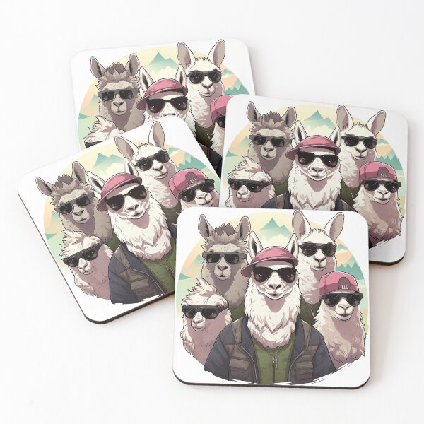 Item preview, Llama Squad Adventures - Playful Design designed and sold by ⭐Beatiful House⭐.
