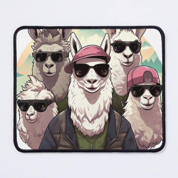 Item preview, Llama Squad Adventures - Playful Design designed and sold by ⭐Beatiful House⭐.