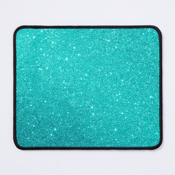 Item preview, Robin's Egg Blue Silver Glitter Look designed and sold by ColorFlowArt.