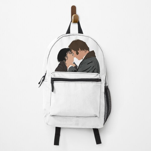 Elizabeth Bennett and Mr Darcy - Kiss at Dawn - Pride and Prejudice - Jane Austen Backpack