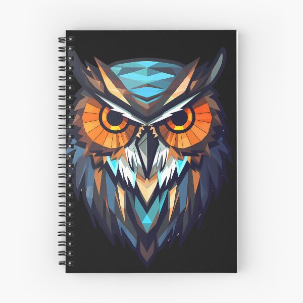 Item preview, Geometric style night owl designed and sold by twXstedstXckers.