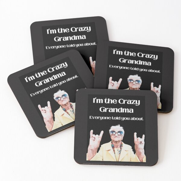 Item preview, Crazy Grandma designed and sold by Planet Agora.