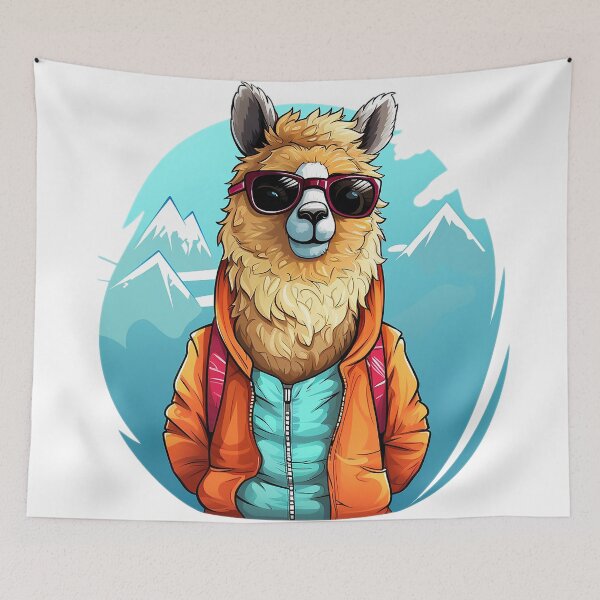 Item preview, Llama Squad Adventures - Playful Design designed and sold by ⭐Beatiful House⭐.