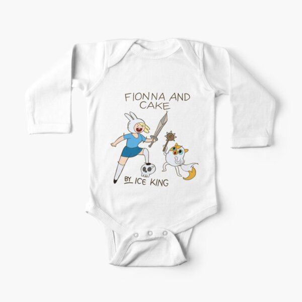 A Fionna and Cake story, by Ice King Long Sleeve Baby One-Piece