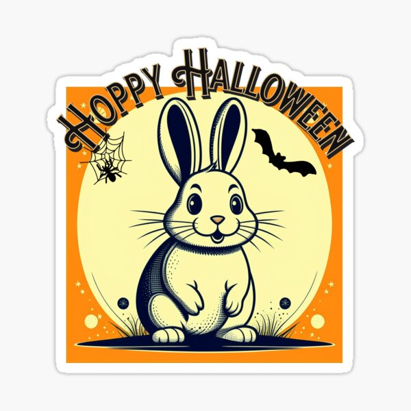 Item preview, Halloween Bunny designed and sold by mamamiamarket.