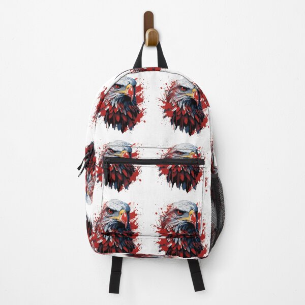 Item preview, Portrait Of An Eagle With Red Paint Over Its Face designed and sold by Bibby22.