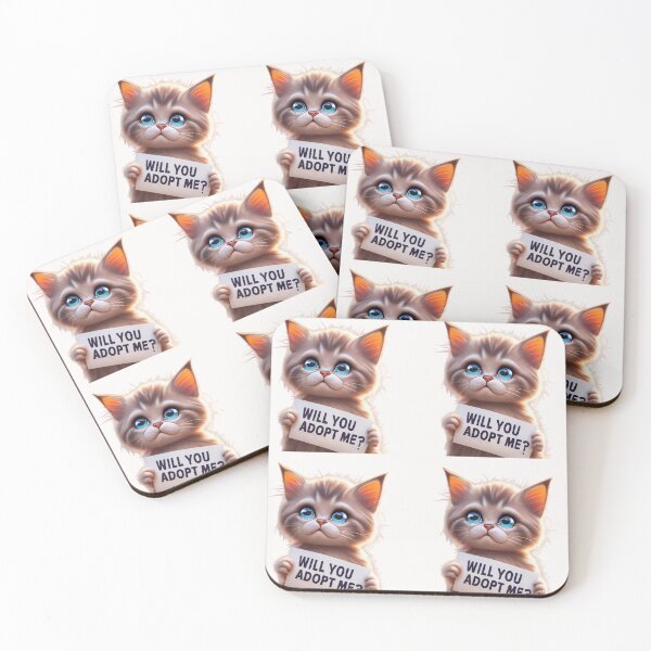 Item preview, homeless kitten designed and sold by TodoDecoArt.