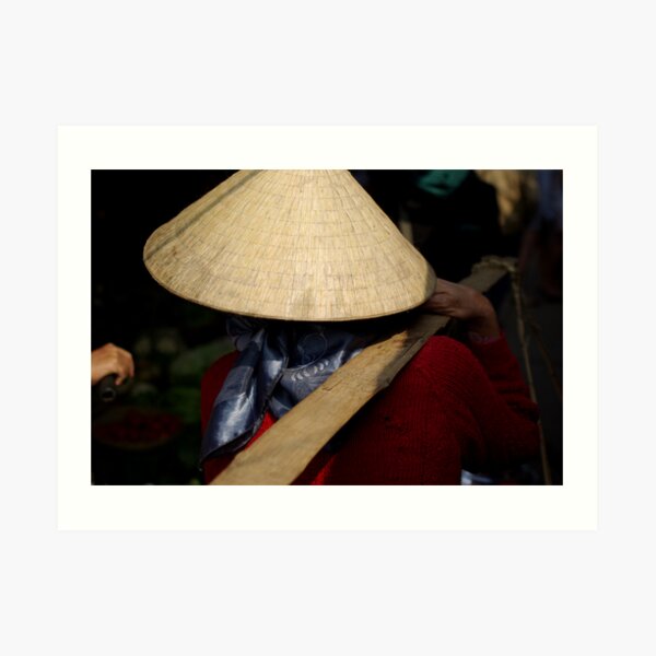 Vietnam Market Lady Art Print