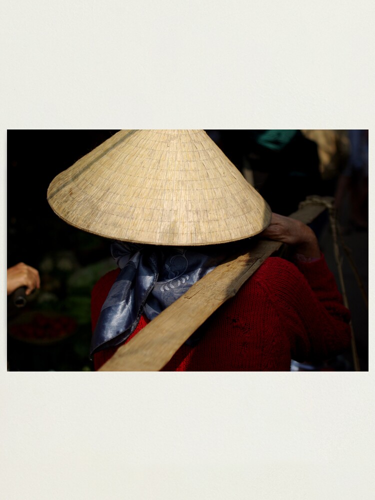Alternate view of Vietnam Market Lady Photographic Print