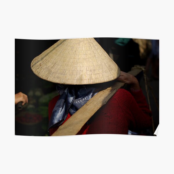 Vietnam Market Lady Poster