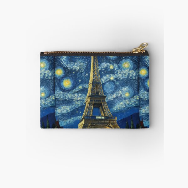 Item preview, Starry night in Paris Van Gogh Starry Night Eiffel Tower designed and sold by Vangoholic.