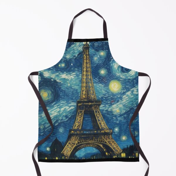 Item preview, Starry night in Paris Van Gogh Starry Night Eiffel Tower designed and sold by Vangoholic.