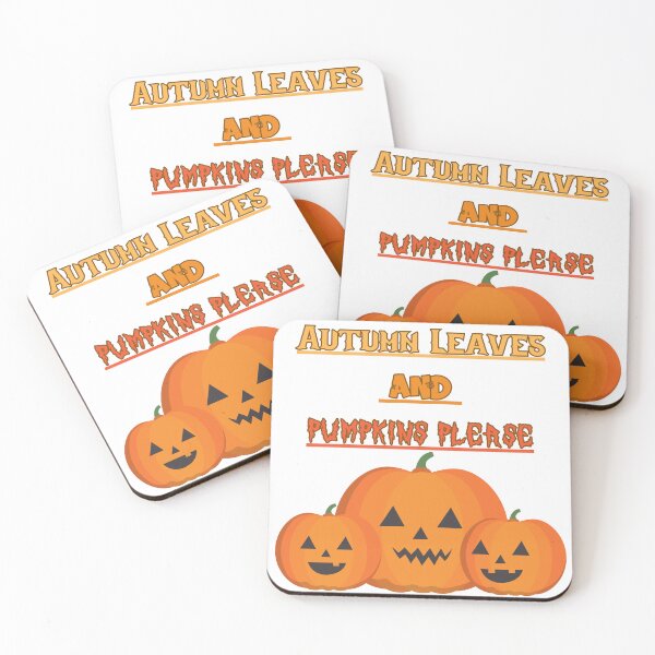 Item preview, Autumn Leaves and Pumpkins Please | Whimsical Autumn and Halloween Delights Collection designed and sold by Ali Doodles.