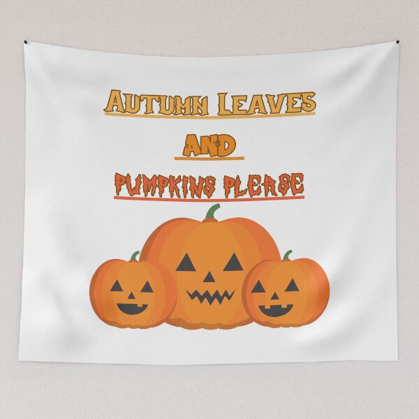 Item preview, Autumn Leaves and Pumpkins Please | Whimsical Autumn and Halloween Delights Collection designed and sold by Ali Doodles.