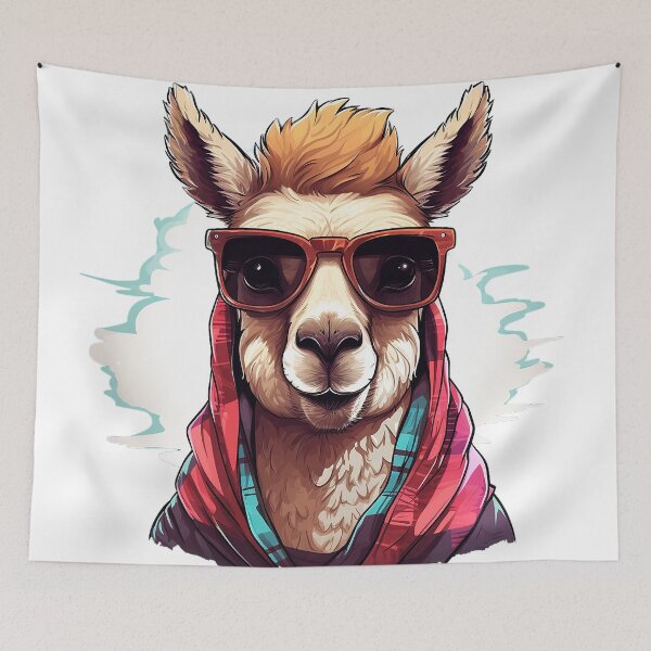 Item preview, Llama Squad Adventures - Playful Design designed and sold by ⭐Beatiful House⭐.