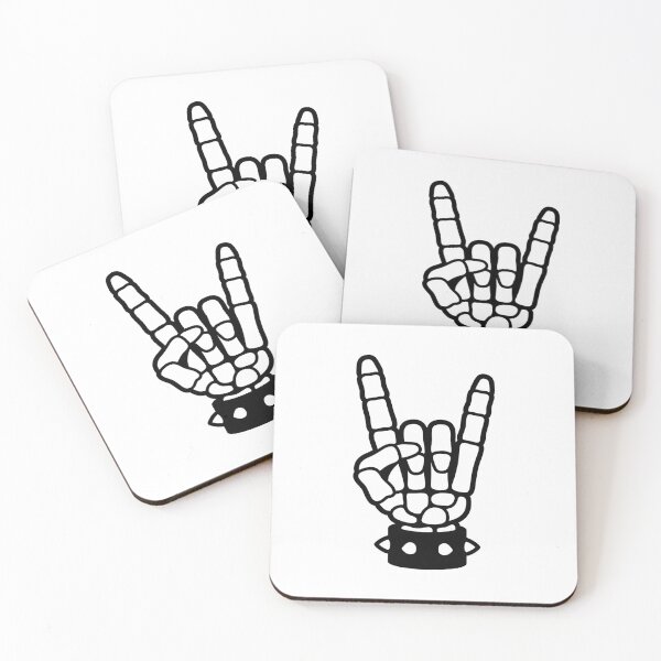 Item preview, Cartoon Heavy Metal skeleton hand designed and sold by irmirx.