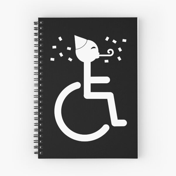 Item preview, Disabled logo with celebration face emoji designed and sold by Sue Davie.