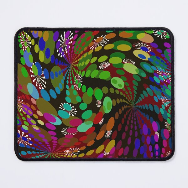 Item preview, Circular Dot Pattern In Purple, Green, Blue, Black,Mustard designed and sold by Eklectikos.