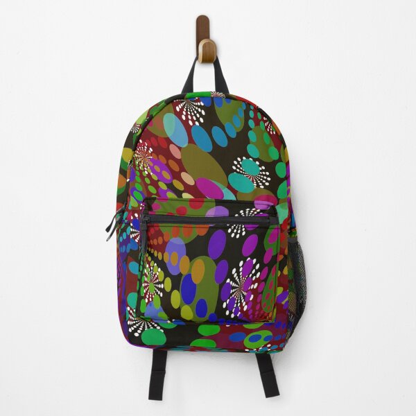 Item preview, Circular Dot Pattern In Purple, Green, Blue, Black,Mustard designed and sold by Eklectikos.