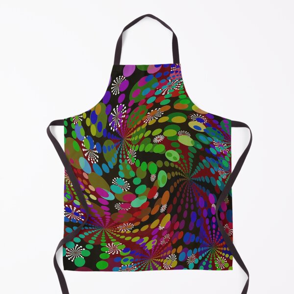 Item preview, Circular Dot Pattern In Purple, Green, Blue, Black,Mustard designed and sold by Eklectikos.