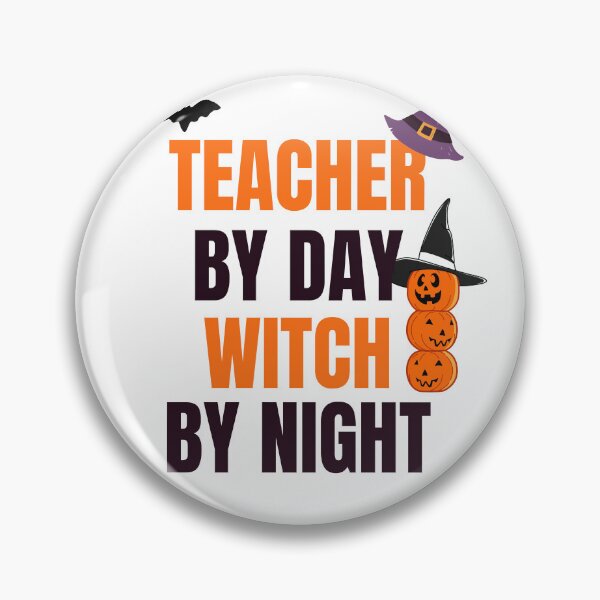 Item preview, teacher by day witche by night designed and sold by ANNINOART ⭐⭐⭐⭐⭐.