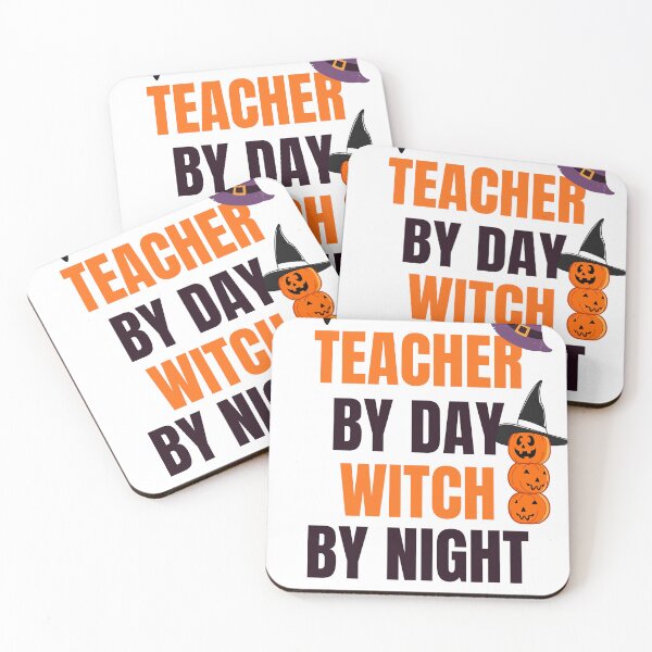 Item preview, teacher by day witche by night designed and sold by ANNINOART ⭐⭐⭐⭐⭐.